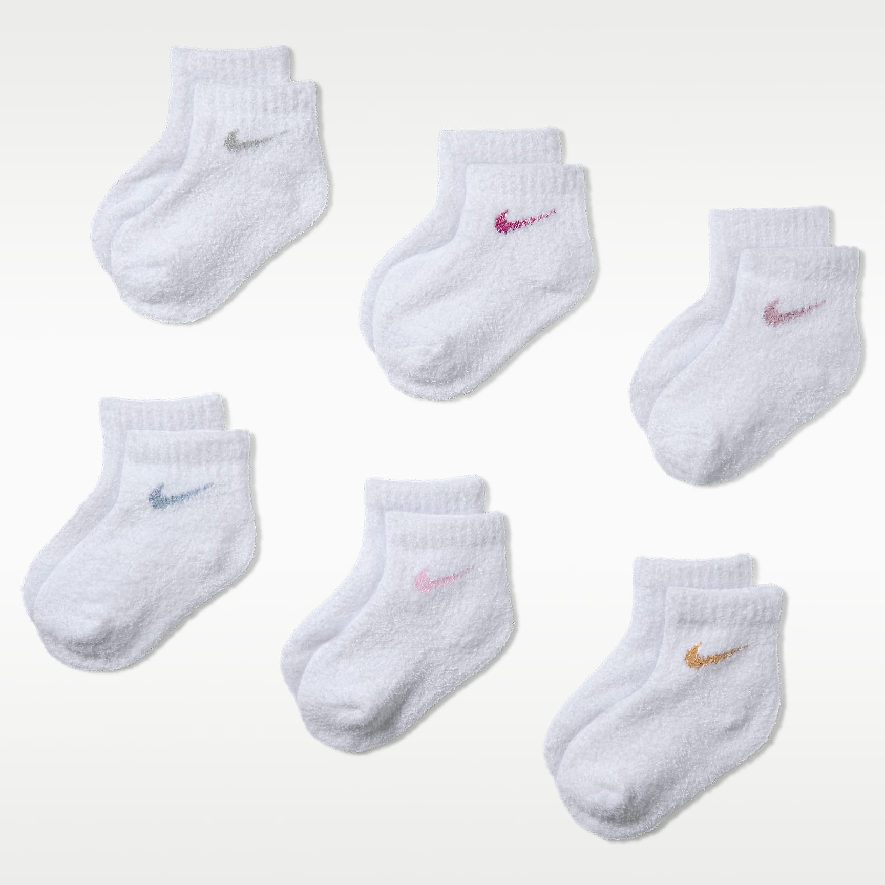 NIKE公式】ナイキ ベビー フェザー ソックス ギフトセット (6足